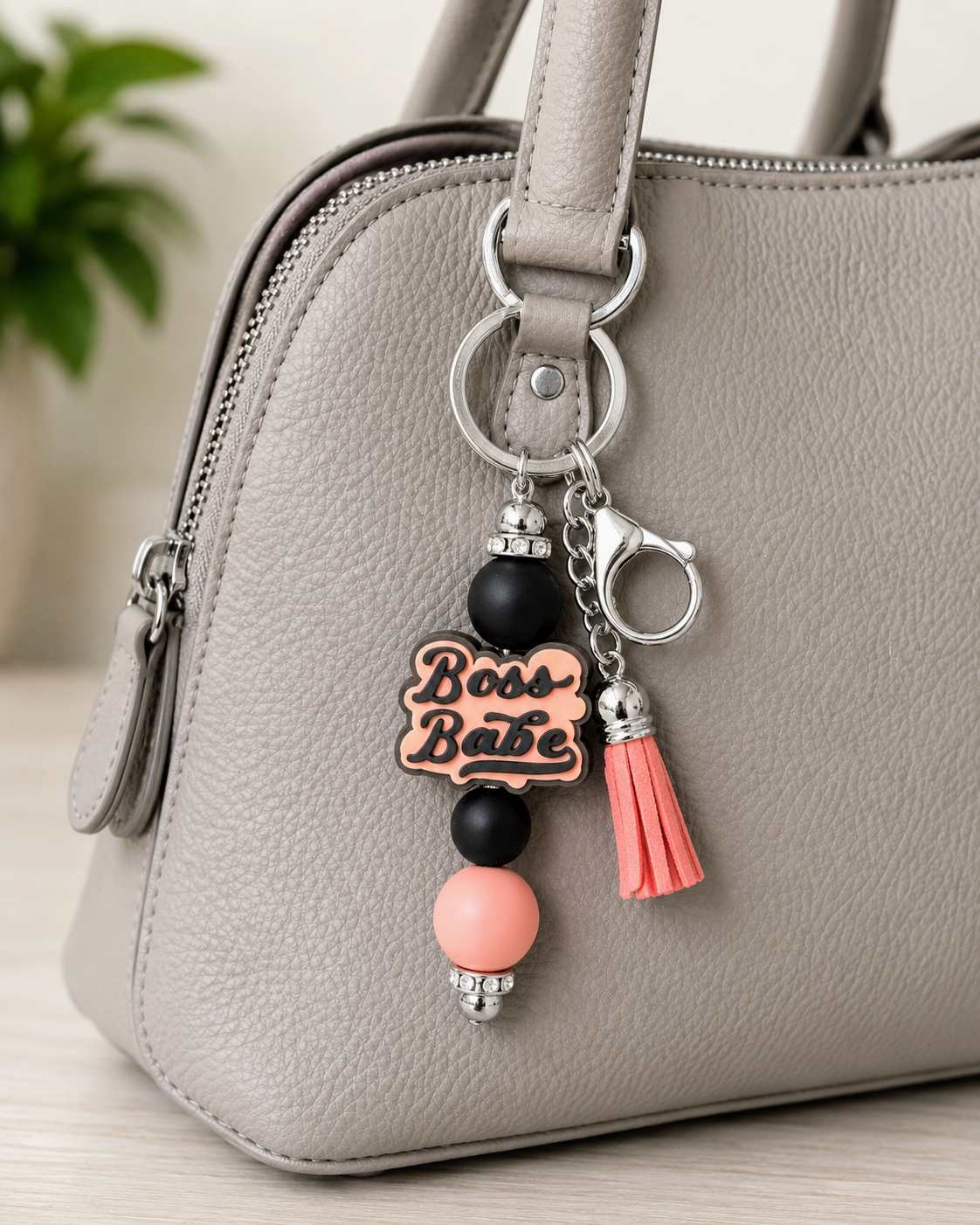 "Boss Babe" Keychain/Bag Charm