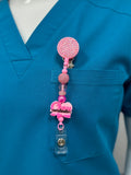 "Chaos Coordinator" Badge Reel with rhinestones