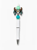 Teal Bullhead Ink pen