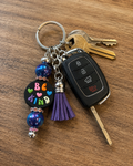 Multicolor "Be Kind" Keychain/Bag Charm
